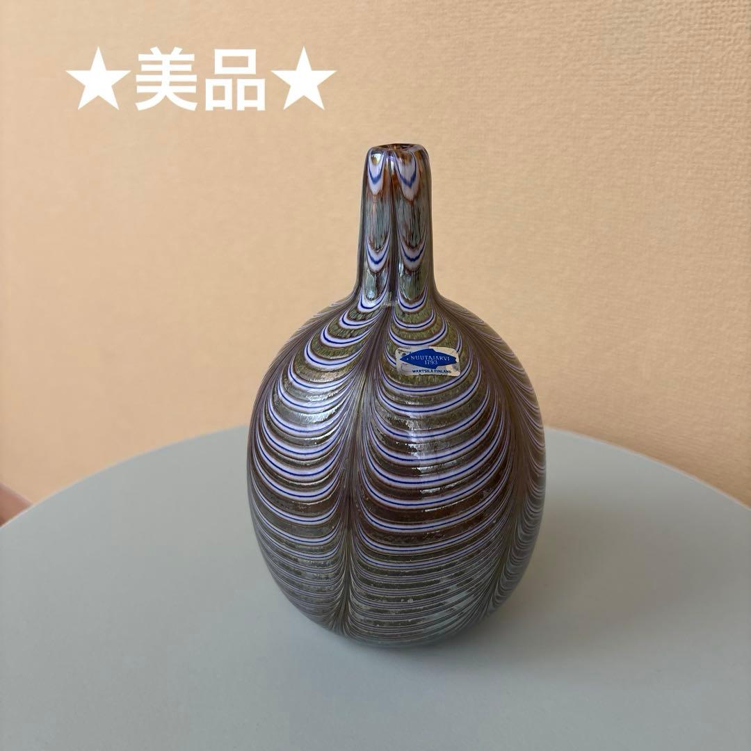 美品】Nuutajarvi ヌータヤルヴィ(イッタラ )オイバトイッカ一輪挿し