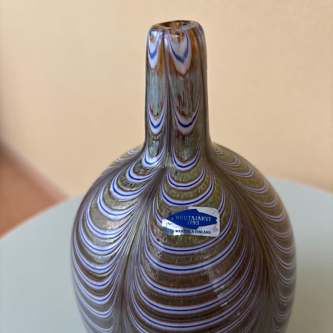 美品】Nuutajarvi ヌータヤルヴィ(イッタラ )オイバトイッカ一輪挿し