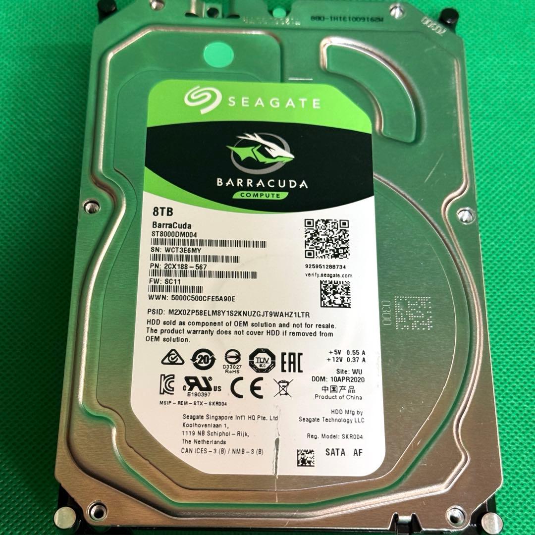ジャンク扱☆SEAGATE SATA4台まとめ☆8T、4Tなど☆Mac認識無し - メルカリ