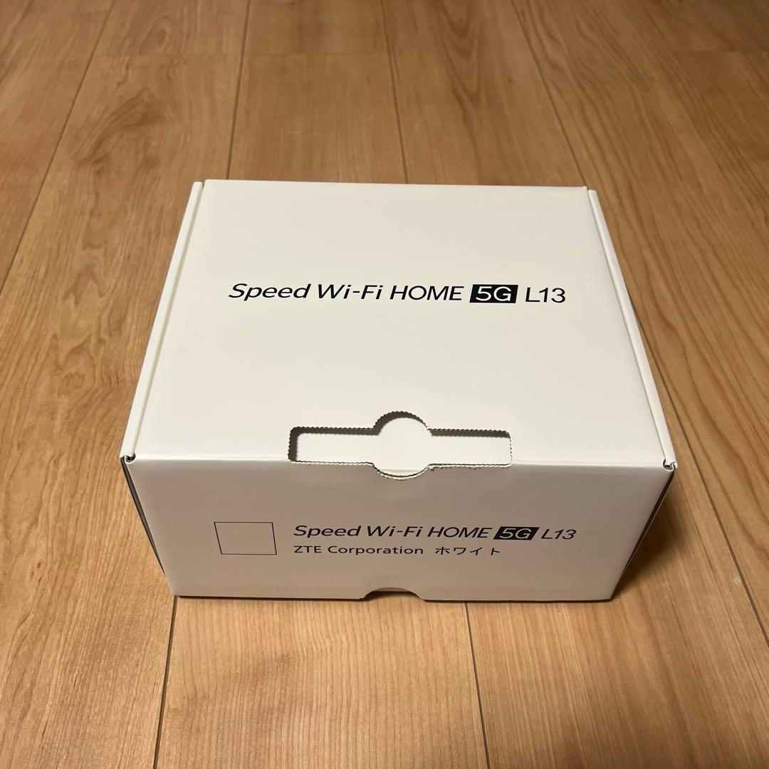 Speed Wi-Fi  5G L13 本体と付属品 Speed Wi-Fi HOME 5G L13 – ZTE Device Japan