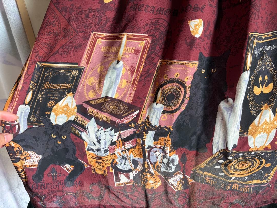 メタモルフォーゼ 黒猫Aラインワンピ - メルカリ