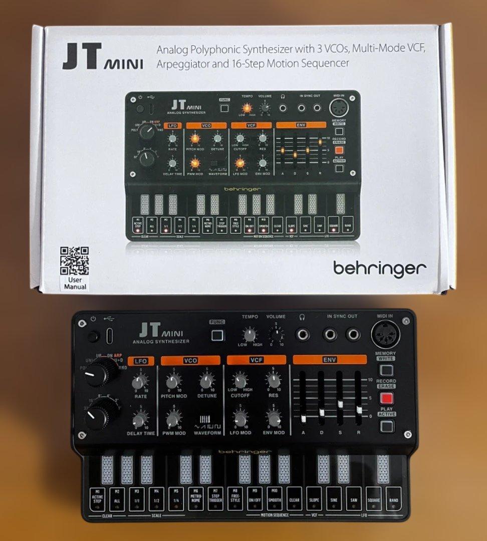 t*o様 BEHRINGER JT MINI アナログシンセサイザー・シーケンサ Behringer JT MINI Analog Polyphonic Synthesizer – Alto Music