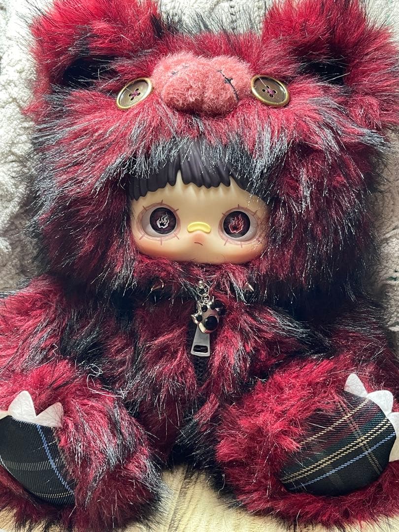 MayMei 霉霉 反逆シリーズ ぬいぐるみメイメイ 400％ 赤 くま 怒火