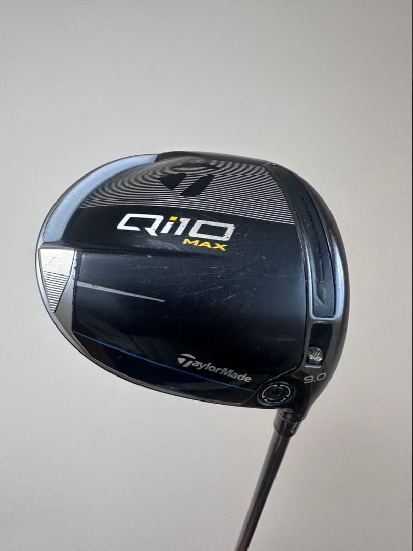 テーラーメイド　QI10MAXドライバー　9度 ヘッドカバー付き TaylorMade（テーラーメイド） Qi10 Max ドライバー メンズ 右用