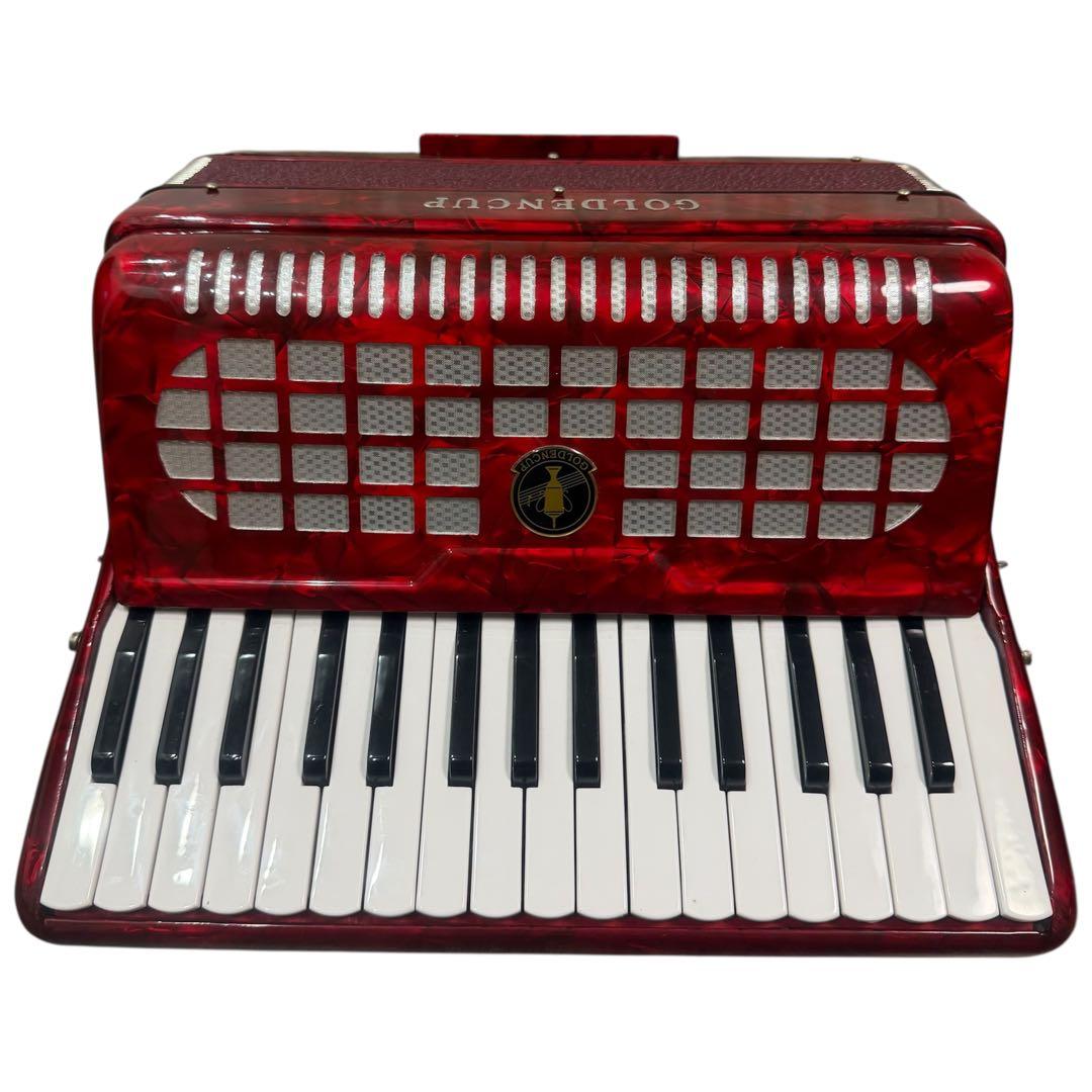希少価値】32鍵 GOLDENCUP アコーディオン - メルカリ