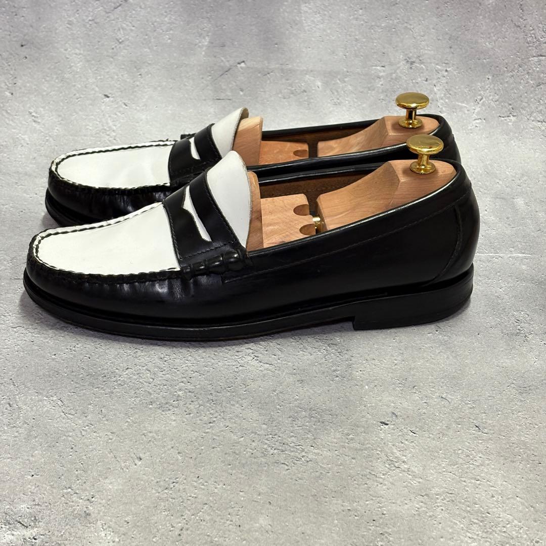 ジーエイチバス　G.H.Bass　革靴　ローファー　バイカラー　42