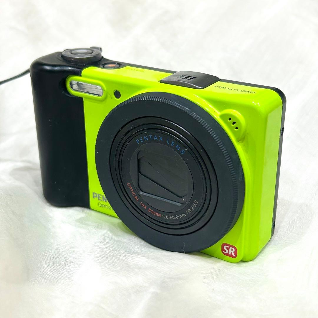 可愛いコンデジ】PENTAX optio RZ10 ライムグリーン 動作確認済 - メルカリ