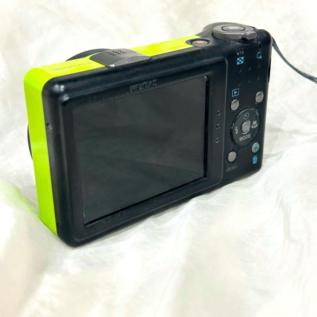 可愛いコンデジ】PENTAX optio RZ10 ライムグリーン 動作確認済 - メルカリ