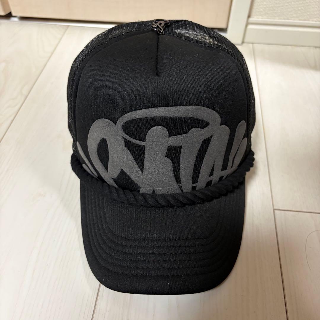syna world シナワールド キャップ ロープ ブラック 黒 - メルカリ