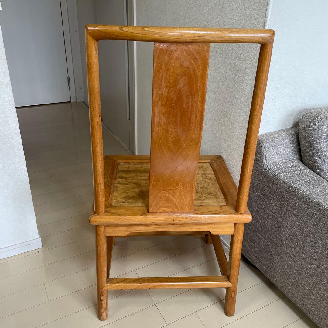 唐木椅子 唐木家具 木製 美品 アンティーク 彫刻 牡丹彫刻 中国家具 李