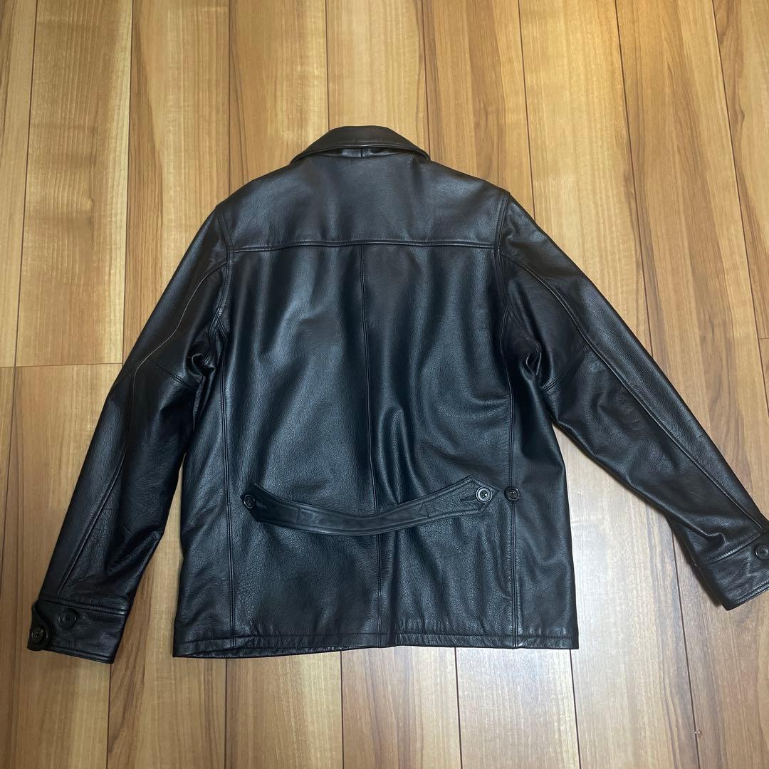 PUBLIC HLD レザーカーコート - メルカリ