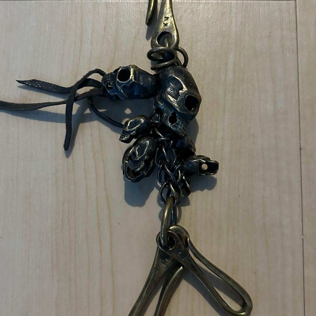 kmrii 大型フック 骸骨 キーホルダー