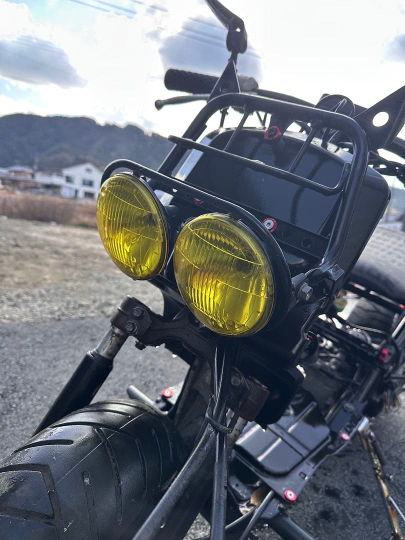 AF58 ズーマー US デカ目ヘッドライト ラッカス ステー リフレクター ズーマー ZOOMER AF58 ヘッドライト ステー セット LED デカ目