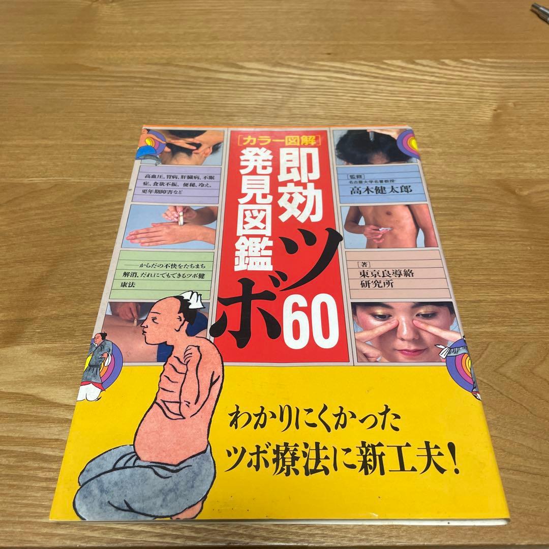 希少 絶版 即効ツボ60発見図鑑 高木健太郎監修 東京良導路研究所著