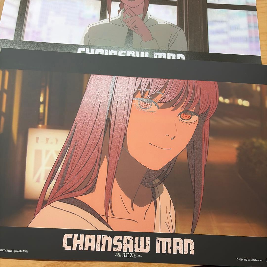 チェンソーマン 台湾限定 マキマ 夜光/香り レゼ 夜光/香り A3ポスター