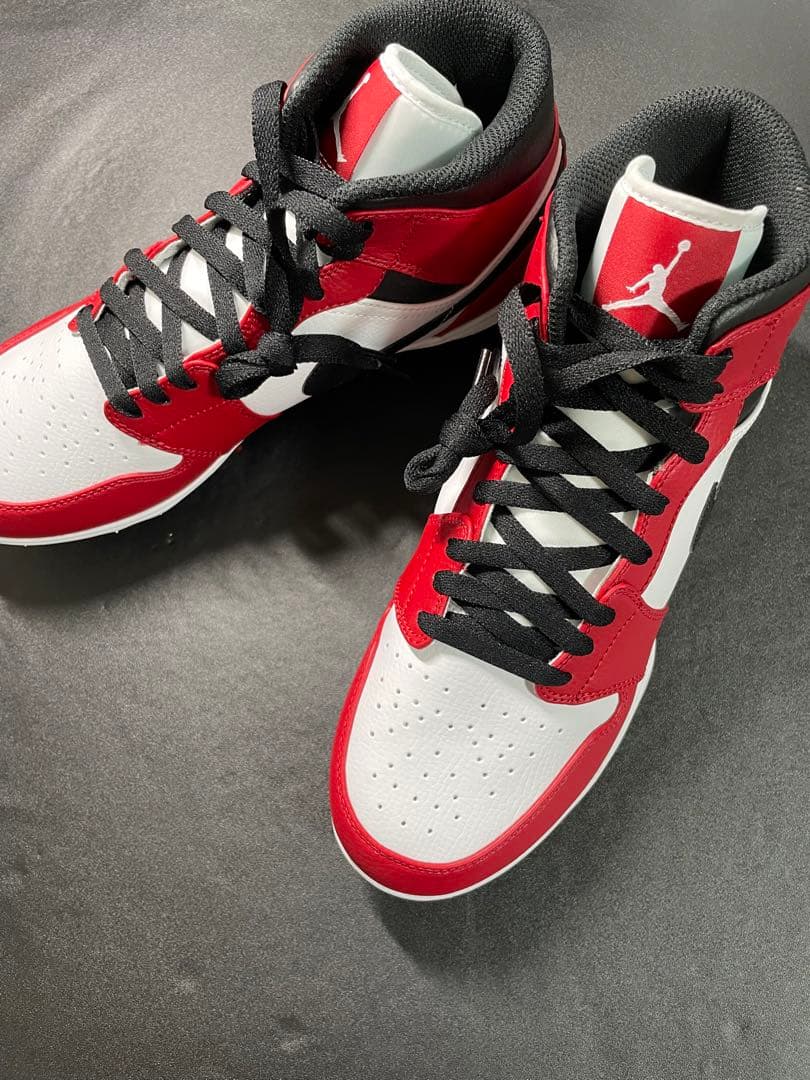 NIKEナイキエアジョーダン１フットボールスパイクシカゴ Nike Air Jordan 1 Mid Cleat Chicago ジョーダンスパイクシカゴ (Nike