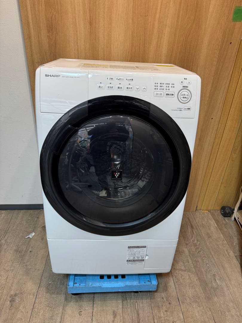 SHARP ドラム式洗濯乾燥機 ES-S7G 7kg 2022年製 送料無料 ドラム式洗濯乾燥機 ホワイト系 ES-S7G-WL [洗濯7.0kg /乾燥3.5kg