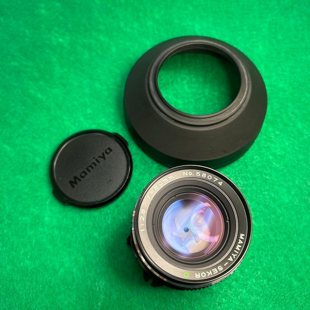 Mamiya Sekor C 80mm f/2.8 645用レンズ　フード付き Mamiya Sekor C 80mm f/2.8 N Manual Focus Lens for 645 {58}