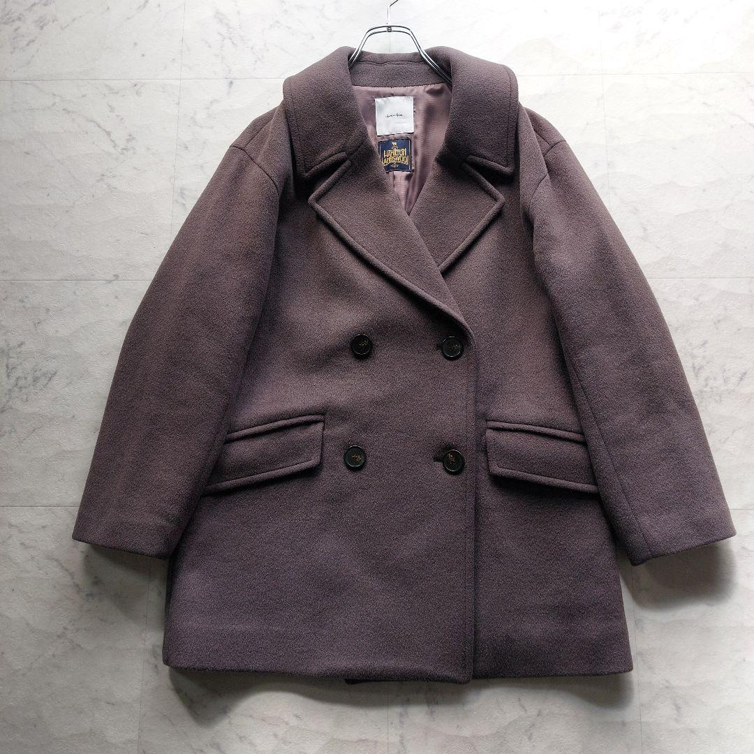 Spick&Span ハミルトンウール テーラードカラーショートコート 36