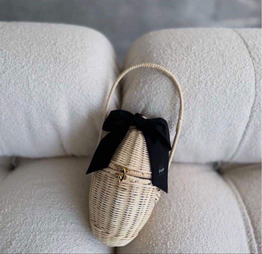 一度のみ使用】GIRLISH ガーリッシュ jingle どんぐりラタンバッグ