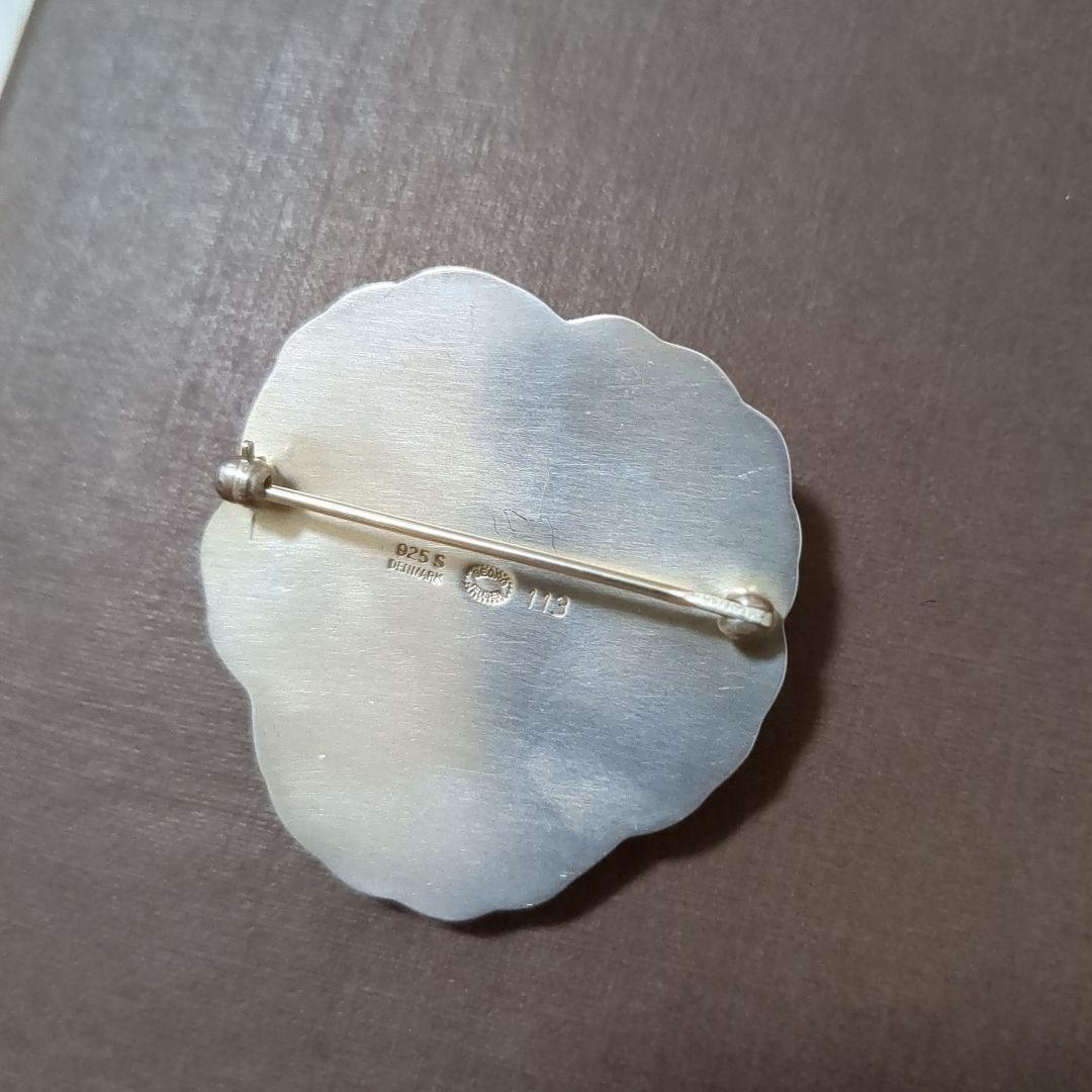 美品】ヴィンテージ 廃盤 ジョージジェンセン 925S ブローチ #113