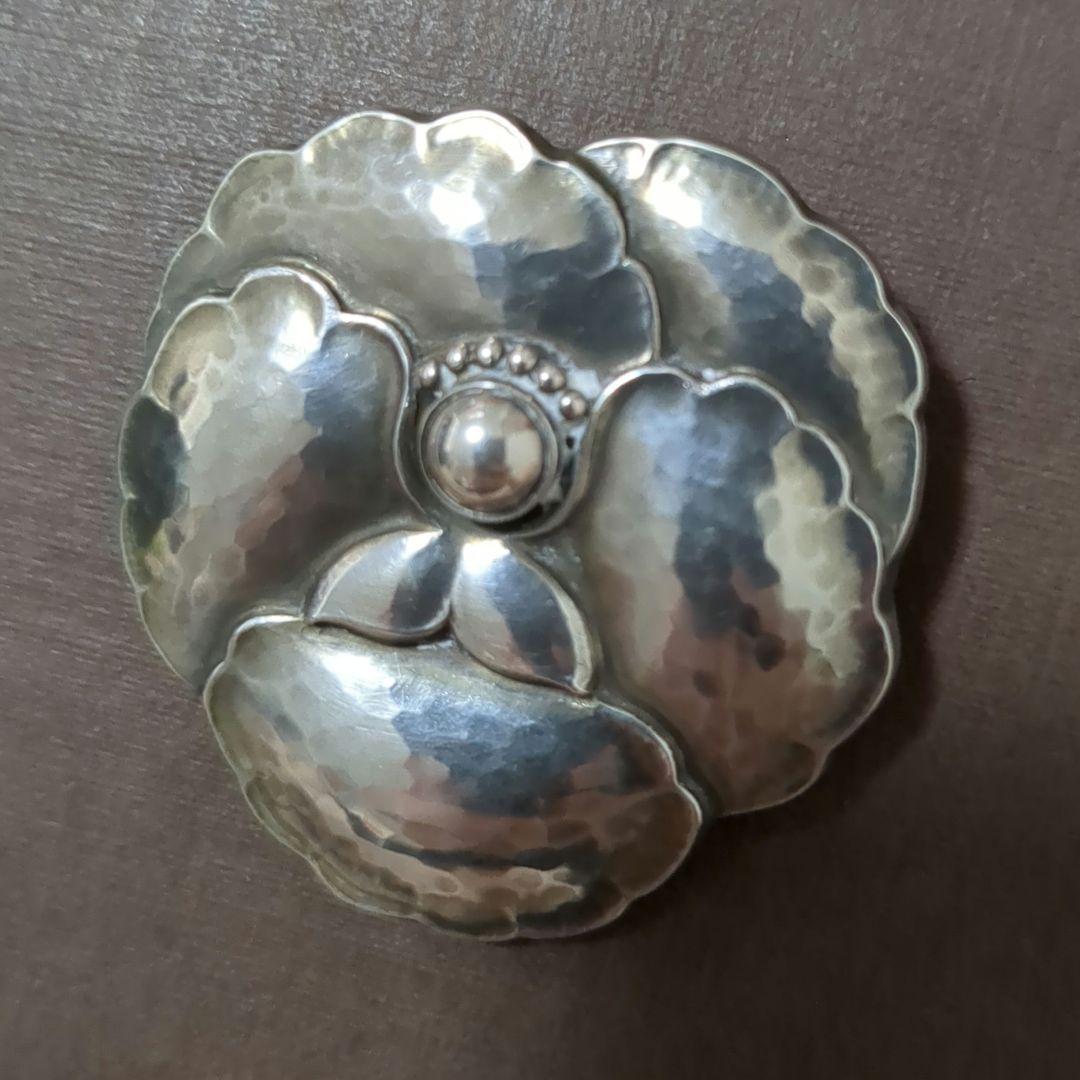 美品】ヴィンテージ 廃盤 ジョージジェンセン 925S ブローチ #113