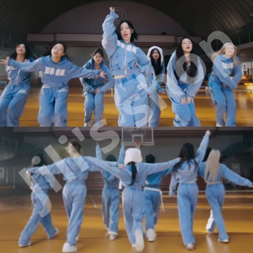 BABYMONSTER ベビモン スウェットセットアップ スカイブルー - メルカリ