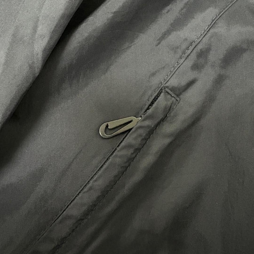 FU128《白タグ》ナイキ　ナイロンジャケット　刺繡スウッシュバッグロゴ