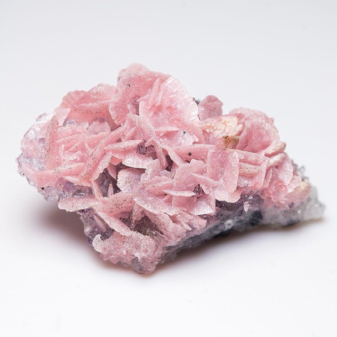 中国 ロードクロサイト フローライト 蛍石 天然石 原石 鉱物標本 鉱石