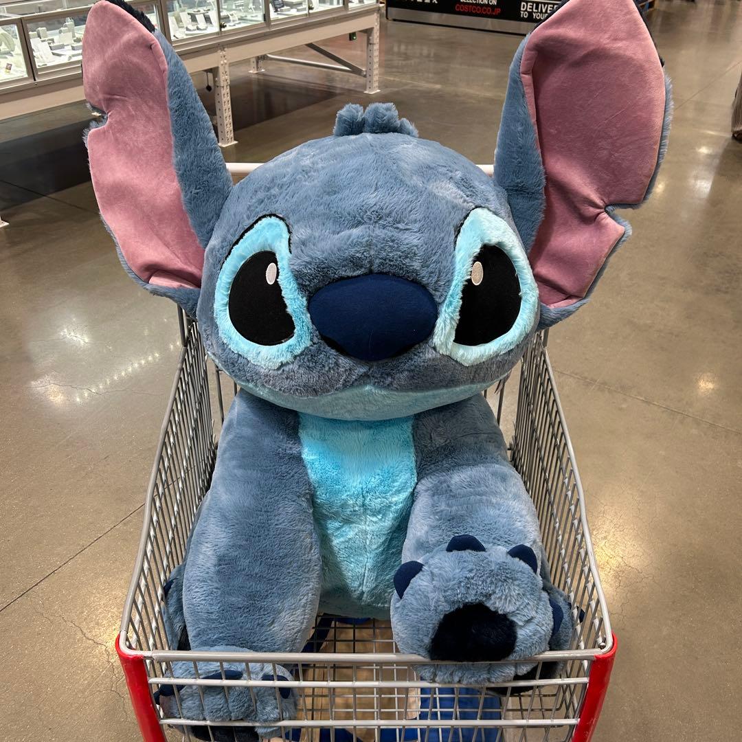 スティッチ ぬいぐるみ ディズニー コストコ 特大サイズ - メルカリ