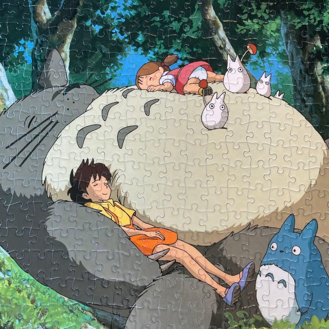 完成品】 ジブリ パズル フレーム となりのトトロ / トトロとおひるね