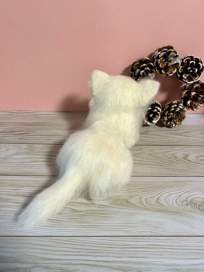 羊毛フェルト おっとり顔のチワワちゃんno.29 - メルカリ