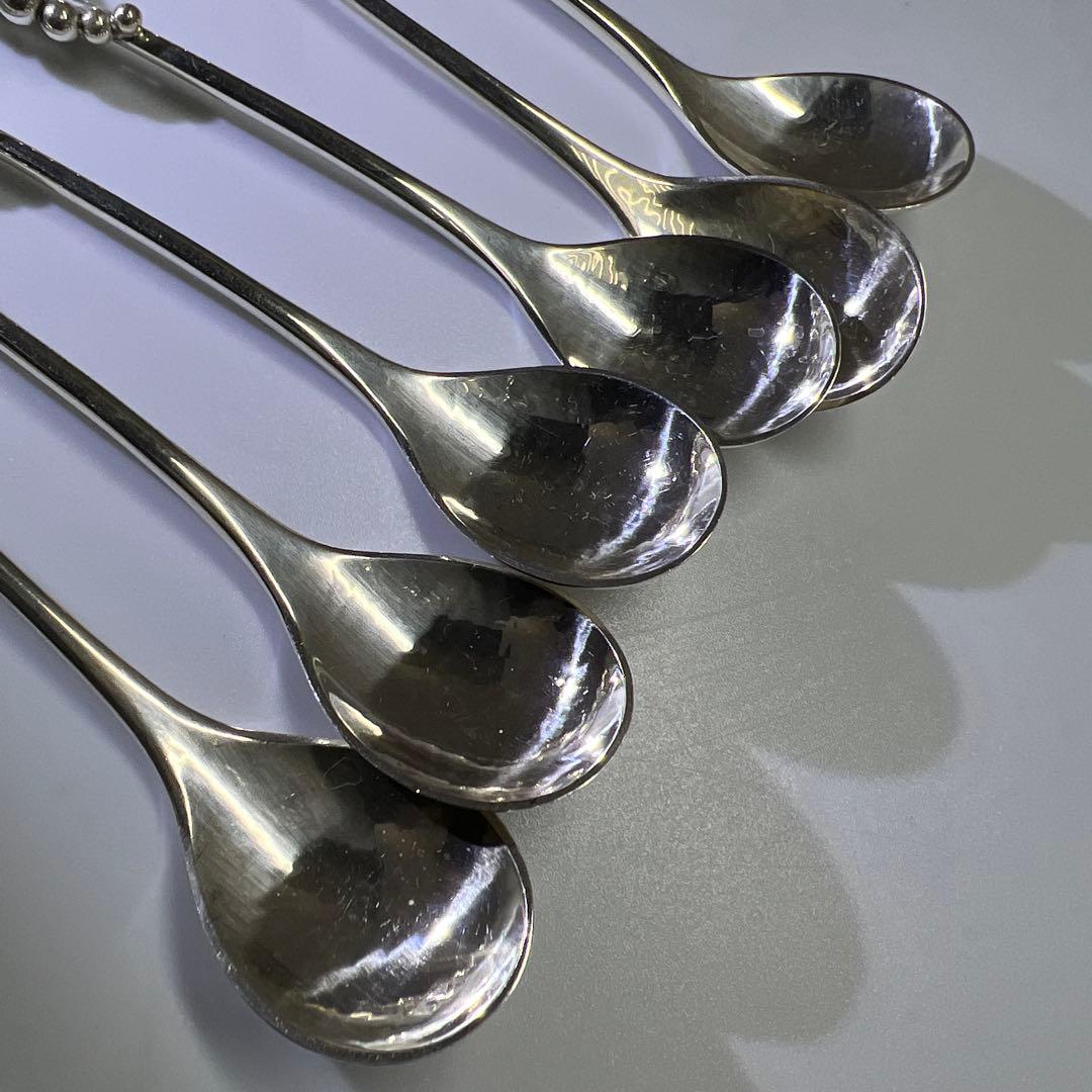 ジョージジェンセン ブロッサムsterling925 コーヒースプーン6本 共袋