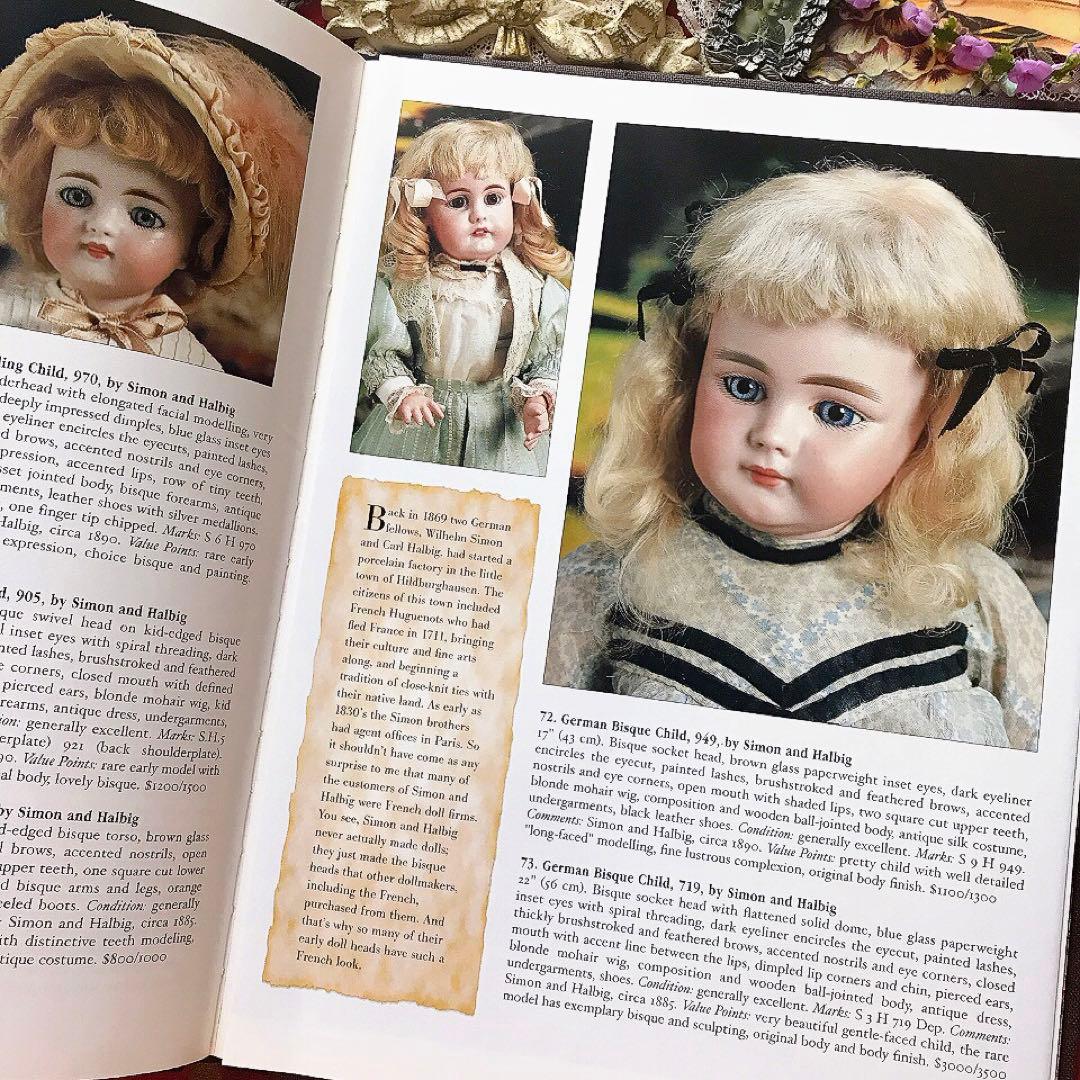 アンティークビスクドール 美麗洋書♡ブリュ ジュモー ミニョネット