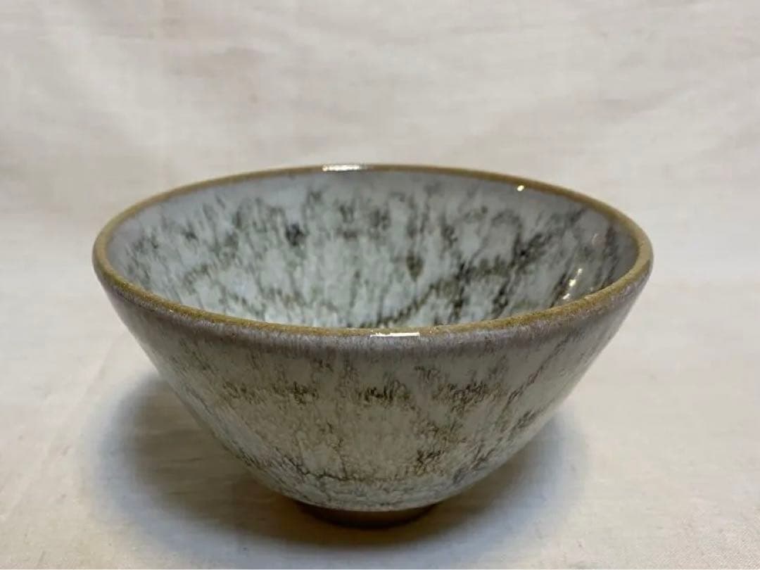 清水焼　京焼　抹茶椀　茶道具　万華油滴　在銘　1客⑤ 万華油滴天目茶碗 柳窯 - 京焼清水焼 松韻堂