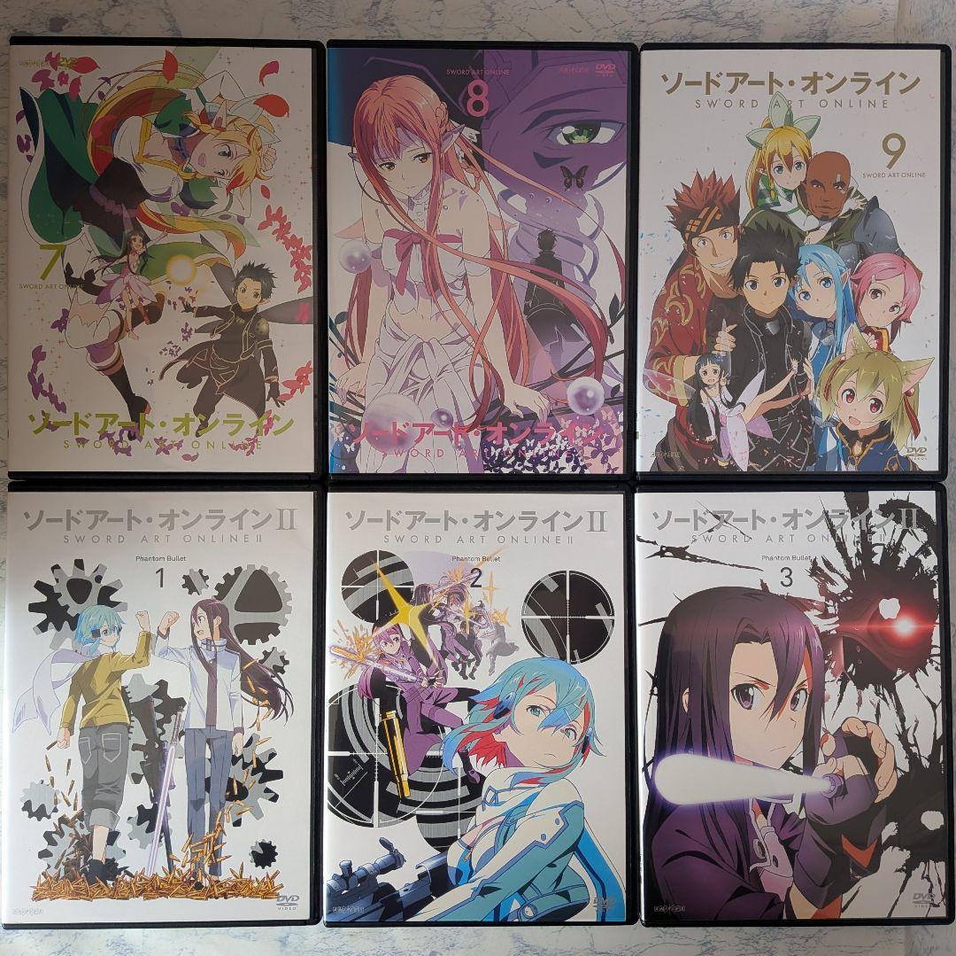 DVD SAO 1、2、3、4期、Ex、劇場版、ガンゲイル 1、2期 全50巻 - メルカリ