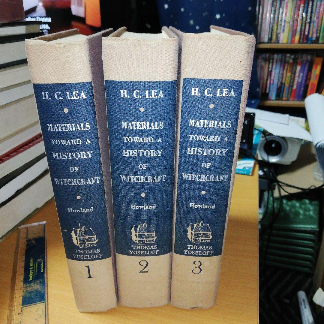 洋書 Materials Toward History Witchcraft -Lea