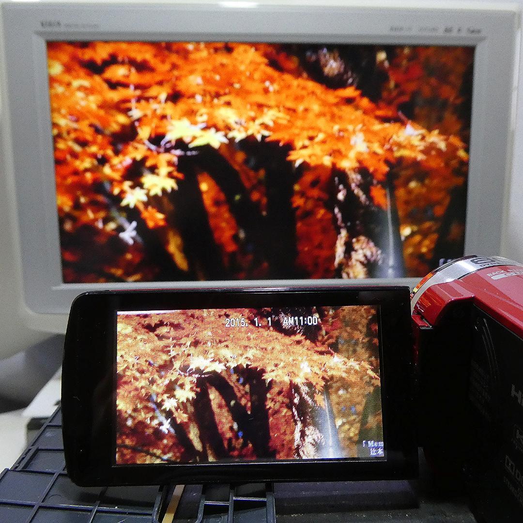 動作良好 JVC Everio GZ-E750-R HDD/SD ビデオカメラ - メルカリ