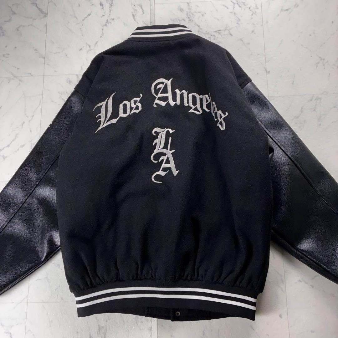 美品 G-style スタジャン L ロサンゼルス LAロゴ チカーノ ギャング
