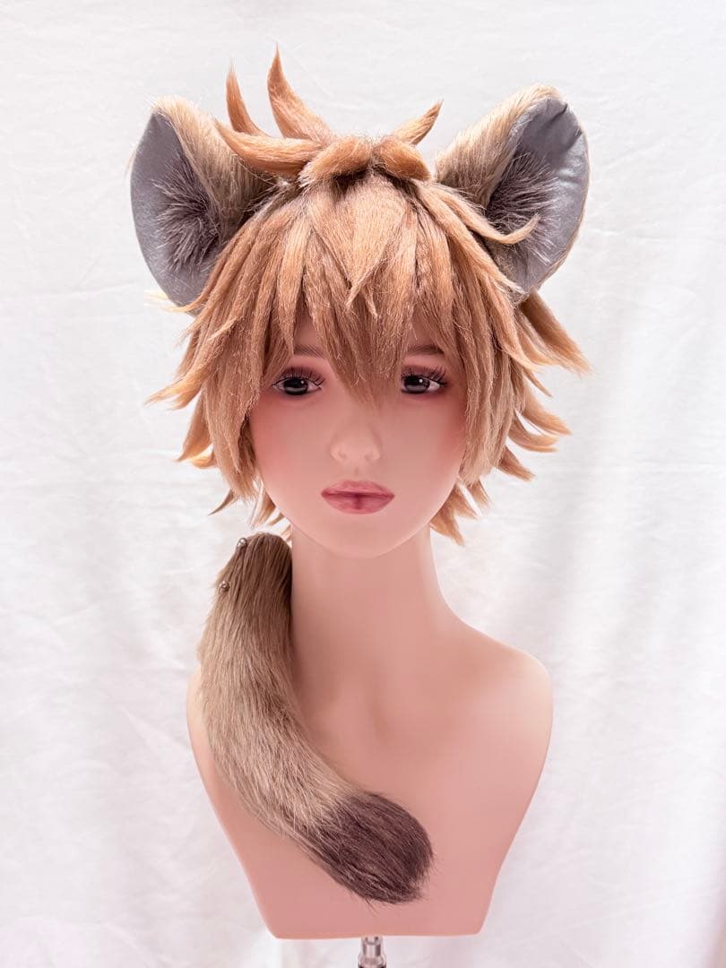 ラギー・ブッチ ウィッグ コスプレ ツイステ つけ耳 尻尾 ㉔ - メルカリ