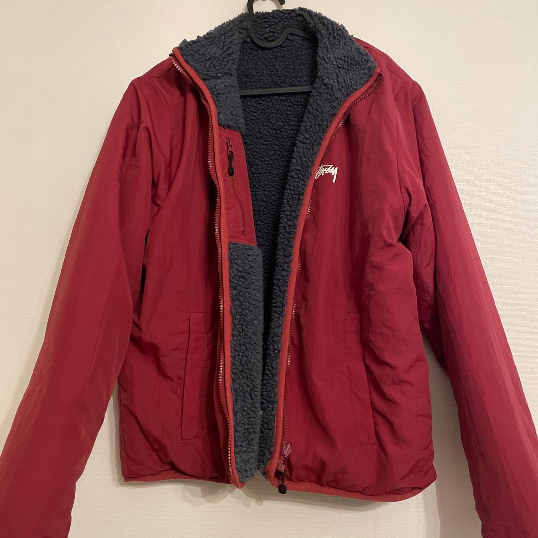 Stussy ナイロンフリース リバーシブルジャケット 大阪限定カラー STUSSY ステューシー 23AW SHERPA REVERSIBLE JACKET シェルパ