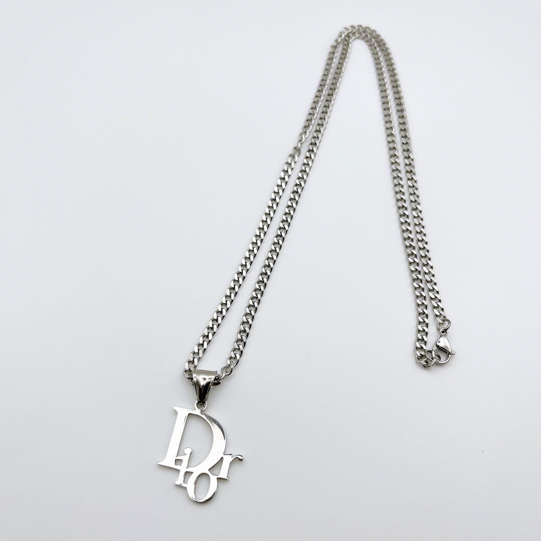 人気✨ Dior ネックレス CD ロゴ 希少 シルバー 62cm 1928-1 - メルカリ