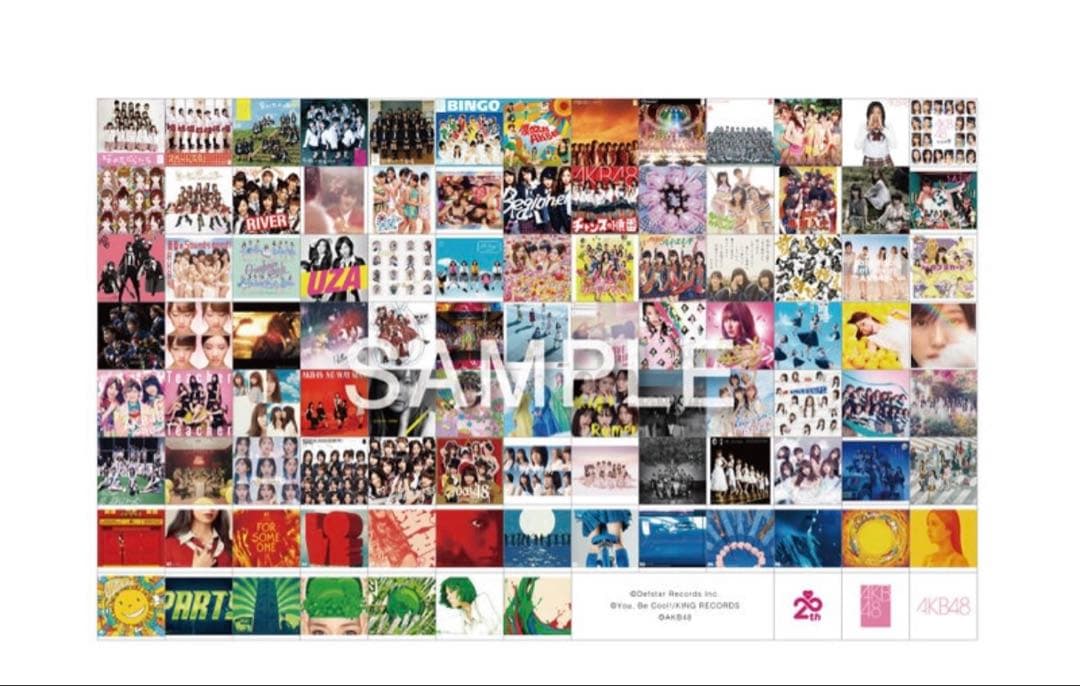 AKB48 ジャケット写真 98カットステッカーシート - メルカリ
