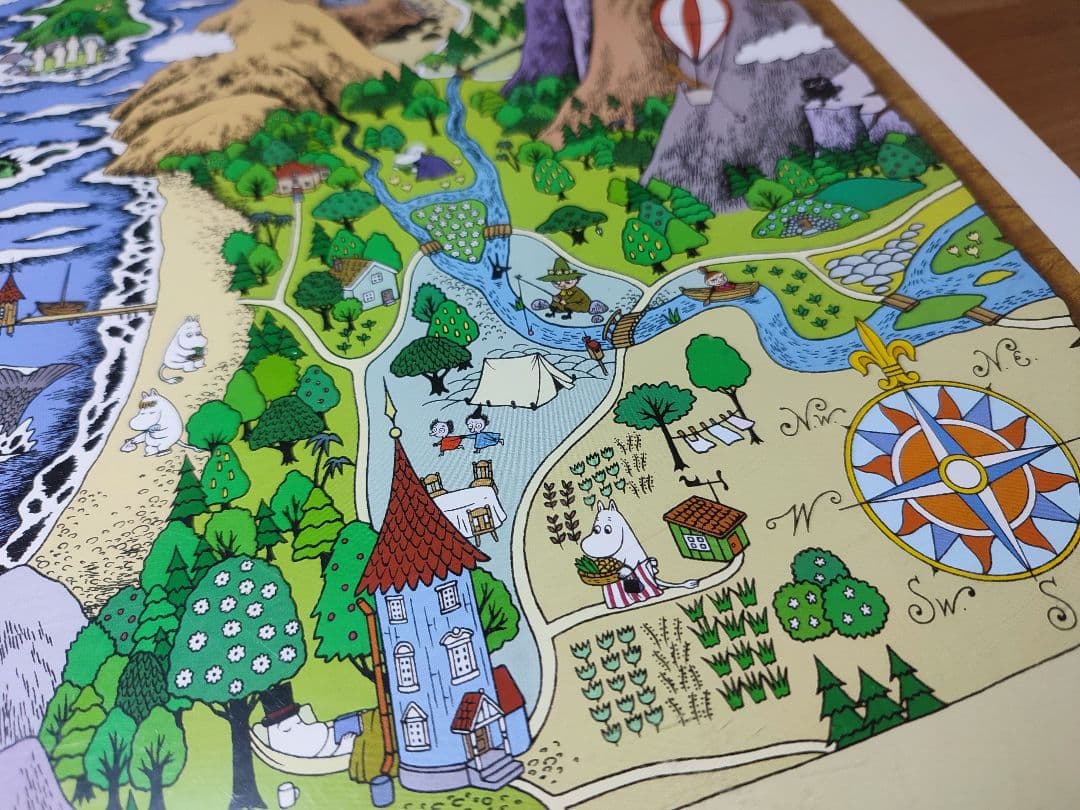 レア ムーミン谷地図・Ⅱ ジグソーパズル 1000ピース - メルカリ