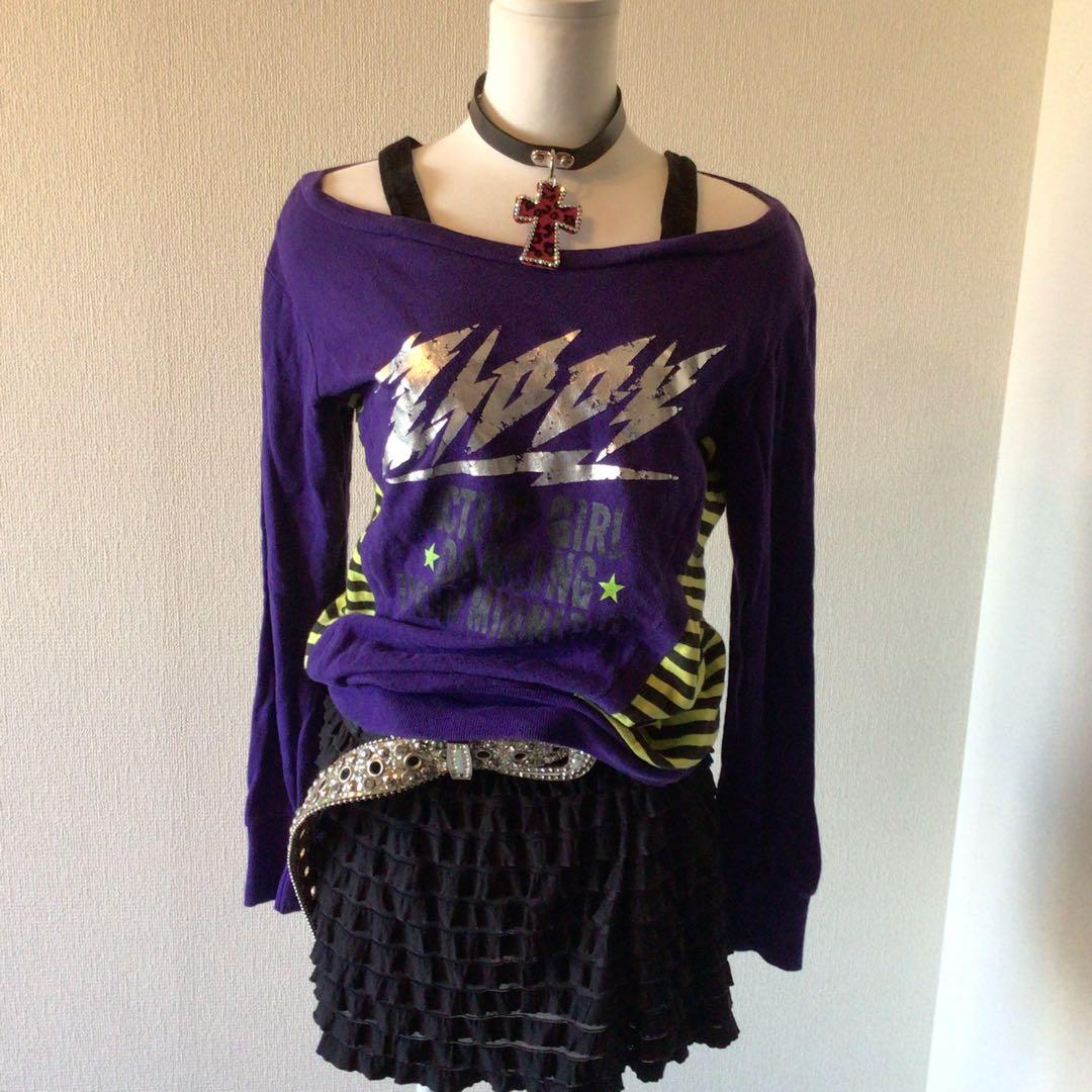 y2k 00s archive グランジフェアリー 長袖Tシャツ 平成ギャル原宿