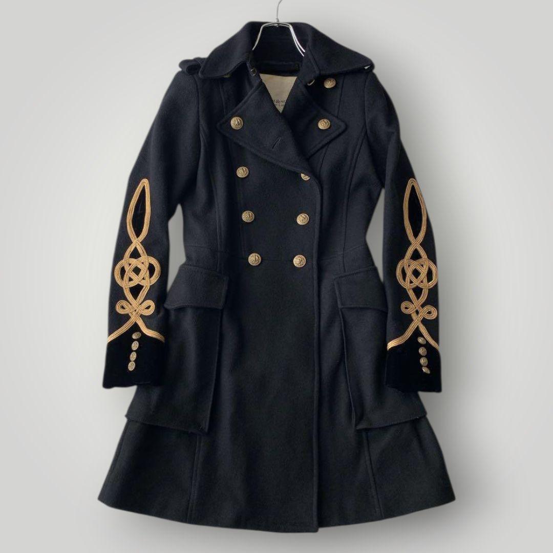 超希少 ラルフローレン ナポレオン コート 袖刺繍 金ボタン - メルカリ