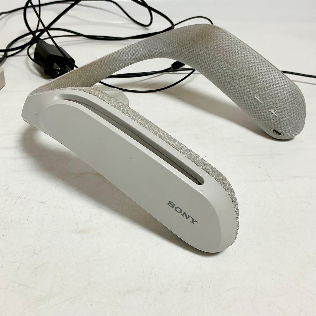 SONY ネックスピーカー ホワイト - メルカリ