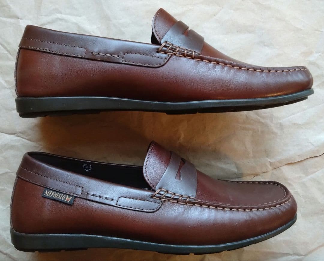 MEPHISTO COOL-AIR ブラウンローファー EUR 8