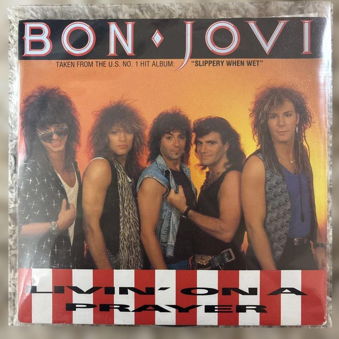 BON JOVI Livin' on a Prayer レコード - メルカリ