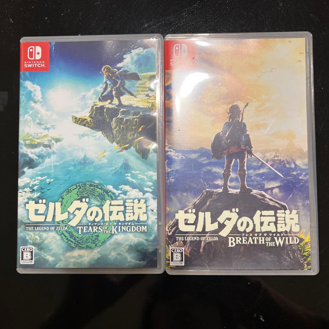 ゼルダの伝説　ティアーズオブザキングダム　ブレスオブザワイルド　2点セット ゼルダの伝説 ティアーズ・オブ・ザ・キングダム & ブレス オブ ザ